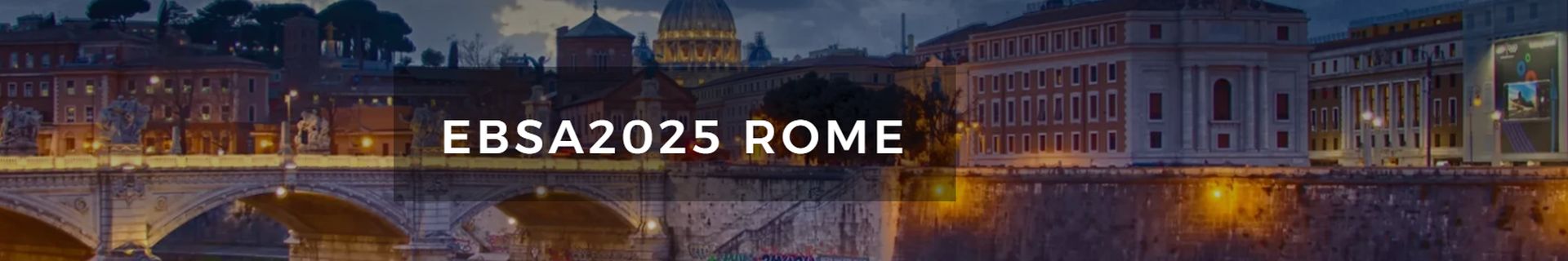 15th European Biophysical Congress 30 June – 4 July 2025 Rome, Italy